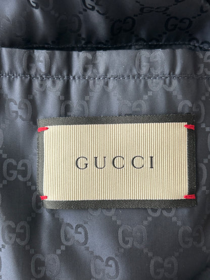 Gucci Navy GG Monogram Windbreaker