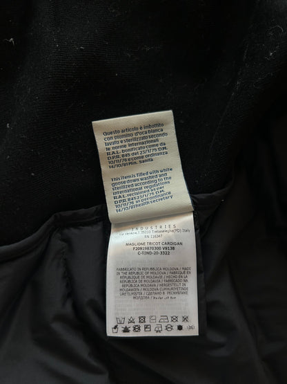 Moncler Black Maglione Hybrid Jacket