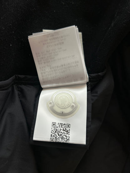 Moncler Black Maglione Hybrid Jacket