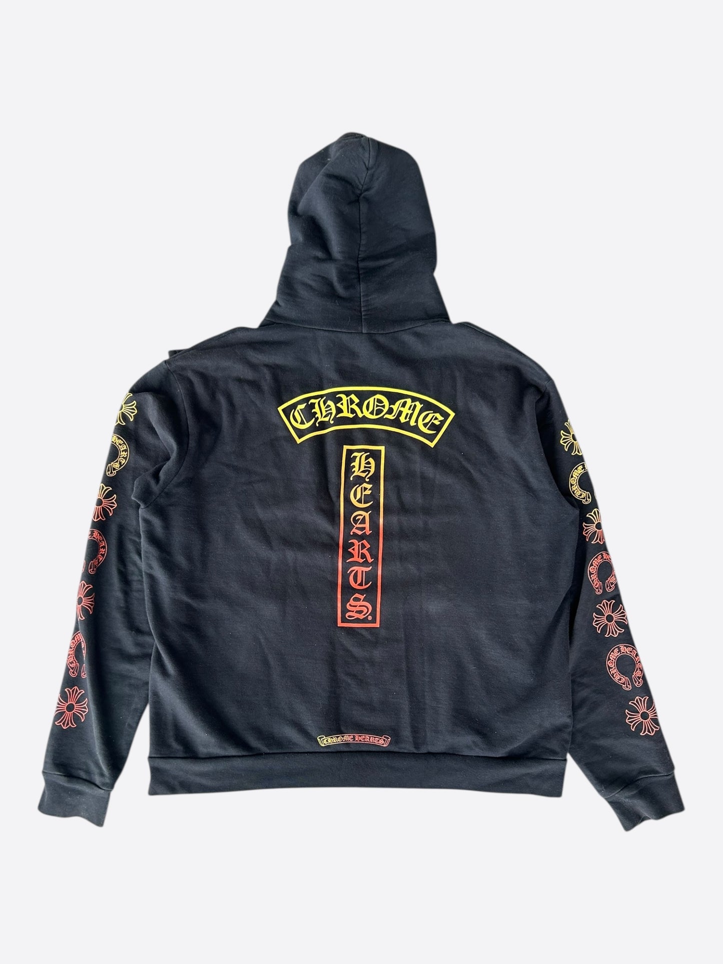 Chrome Hearts Black Sunset Gradient T-Bar Hoodie