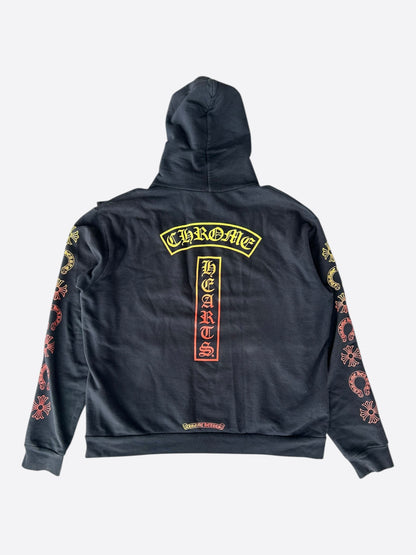 Chrome Hearts Black Sunset Gradient T-Bar Hoodie