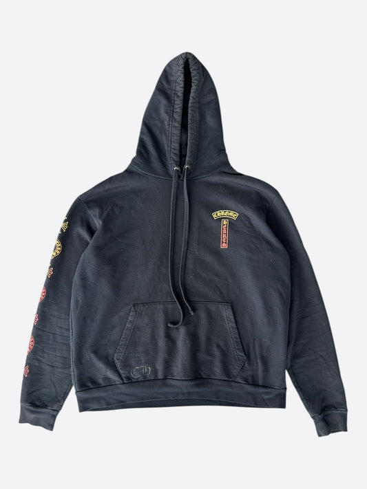 Chrome Hearts Black Sunset Gradient T-Bar Hoodie