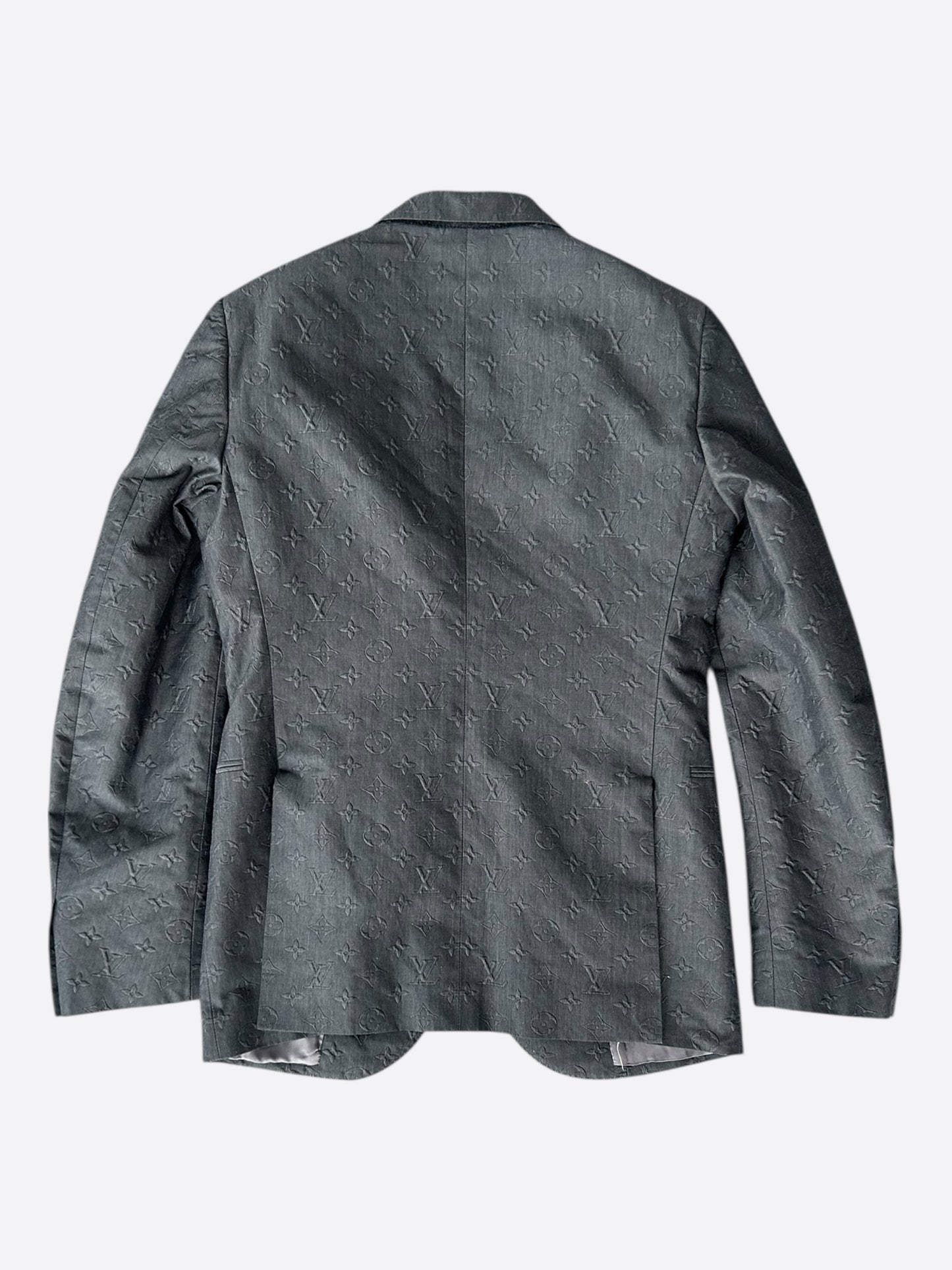 Louis Vuitton Black Monogram Blazer Jacket