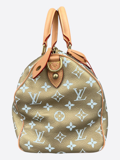 Louis Vuitton Gold Monogram P9 Speedy 30