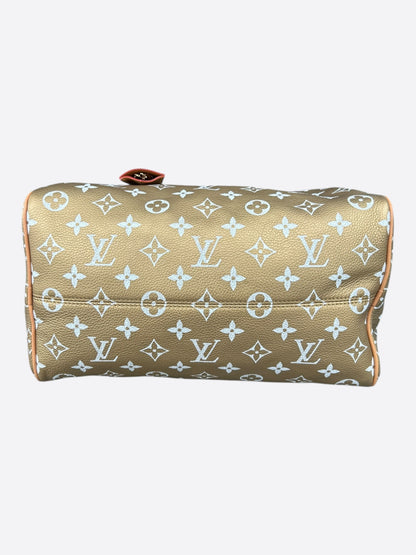 Louis Vuitton Gold Monogram P9 Speedy 30