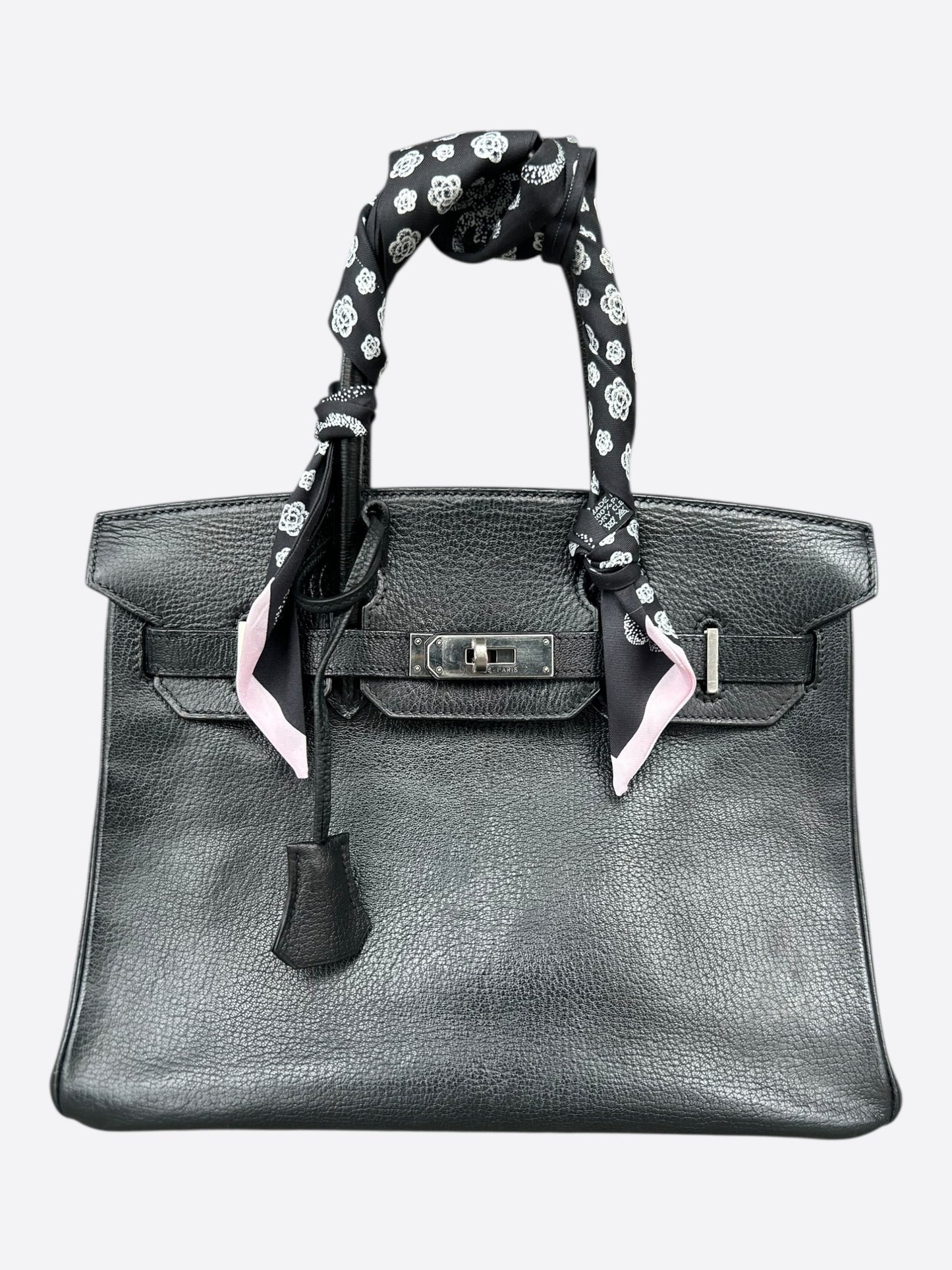 Hermes Black Togo & Palladium Hardware Birkin 30
