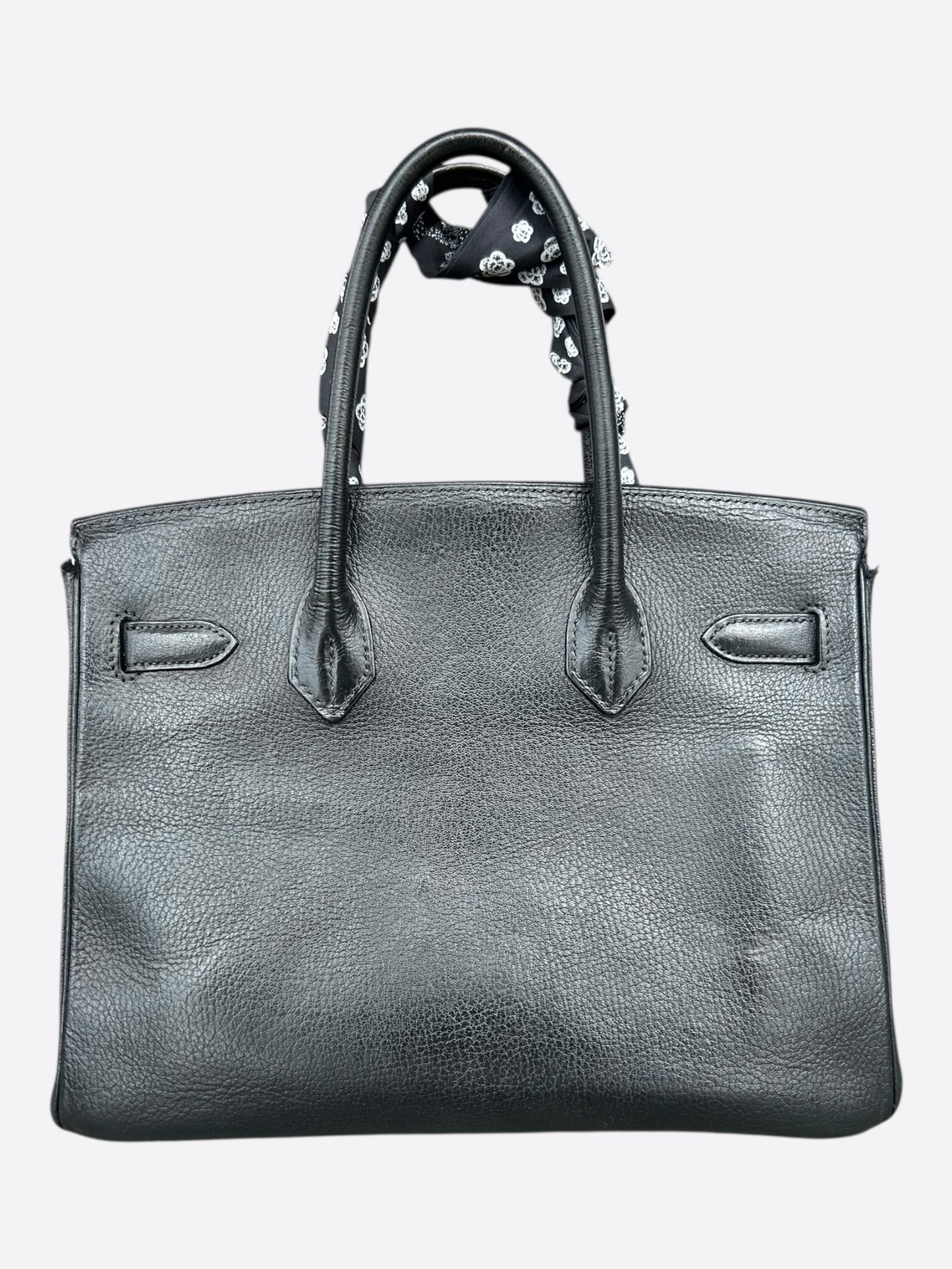 Hermes Black Togo & Palladium Hardware Birkin 30