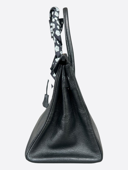 Hermes Black Togo & Palladium Hardware Birkin 30
