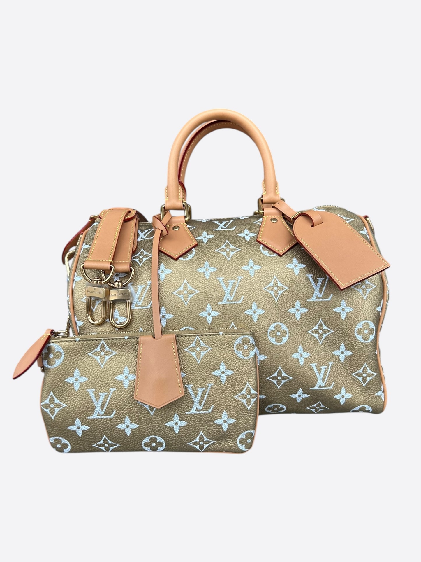 Louis Vuitton Gold Monogram P9 Speedy 30