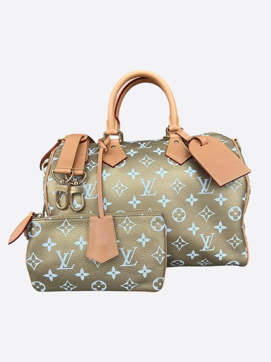 Louis Vuitton Gold Monogram P9 Speedy 30