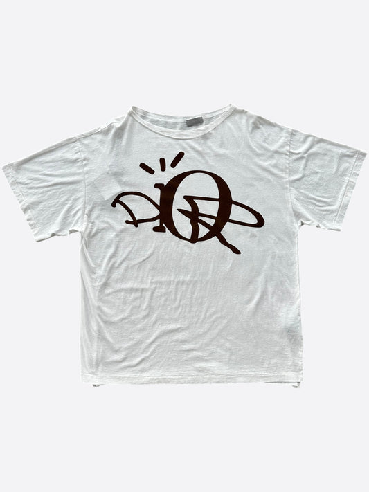 Dior Cactus Jack White & Brown Logo T-Shirt