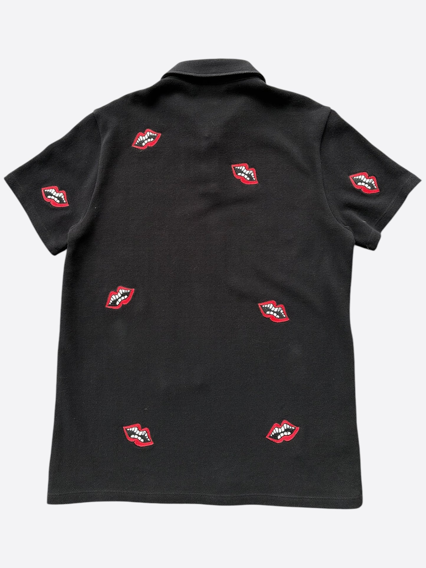 Chrome Hearts Matty Black Chomper Polo T-Shirt