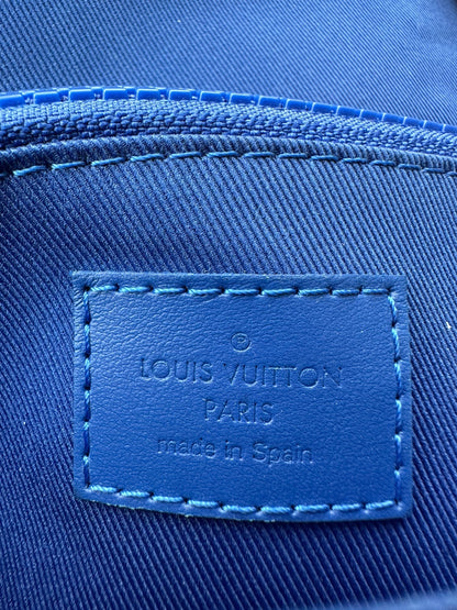 Louis Vuitton Blue Taurillon Monogram S-Lock Sling Bag