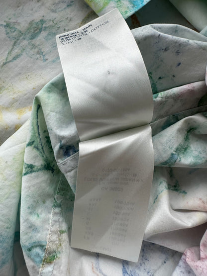 Louis Vuitton White Multicolor Pastel Monogram Button Up Shirt