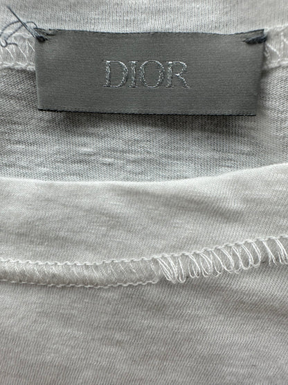 Dior Cactus Jack White & Brown Logo T-Shirt