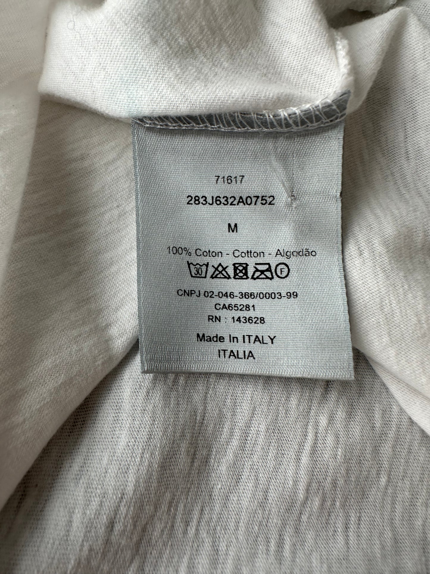 Dior Cactus Jack White & Brown Logo T-Shirt