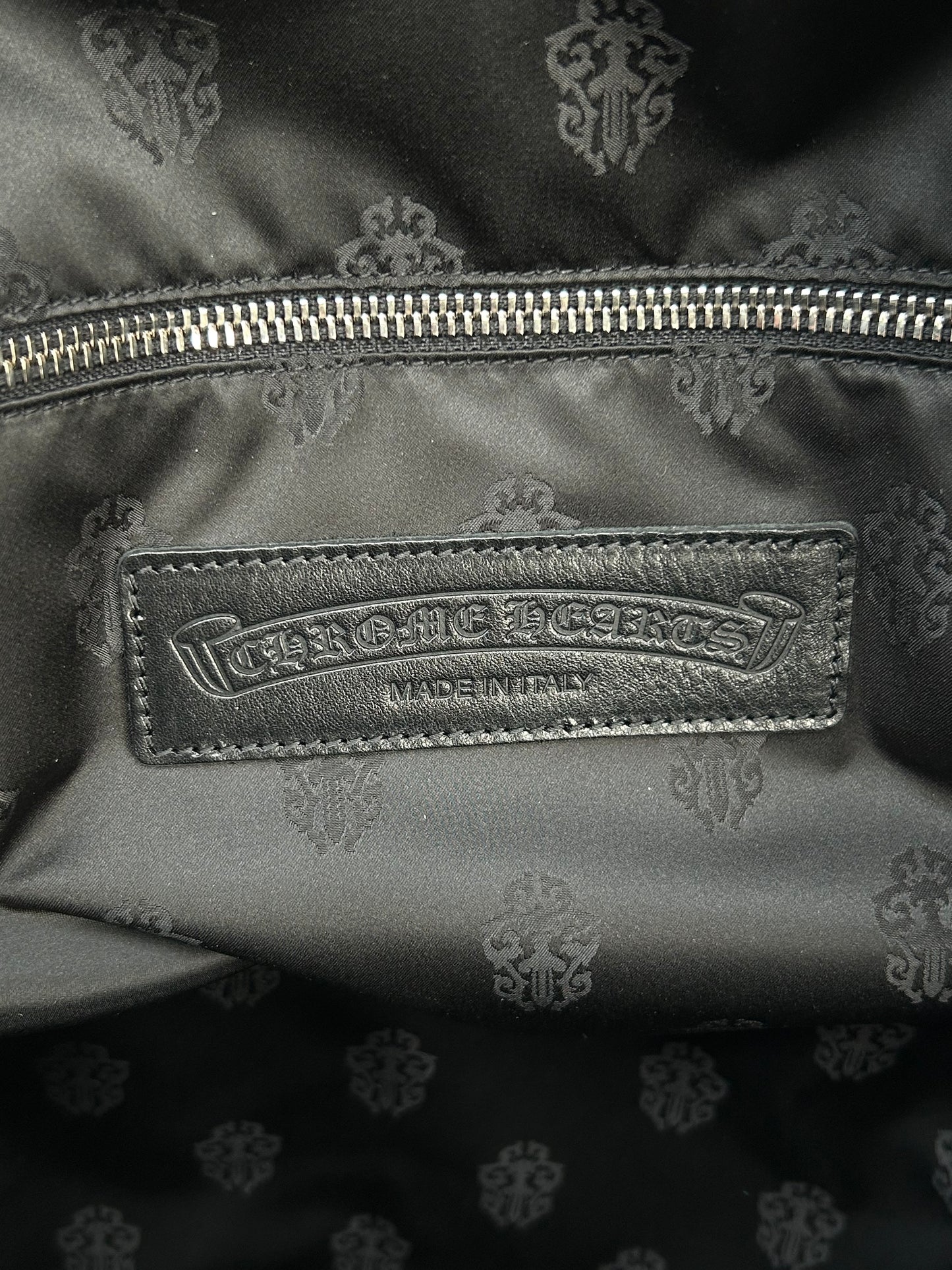 Chrome Hearts Black Stencil 7th Grade Nylon Backpack