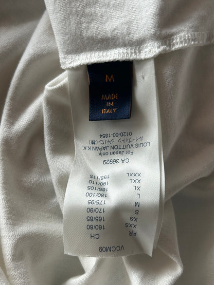 Louis Vuitton White Multicolor Flower Logo T-Shirt
