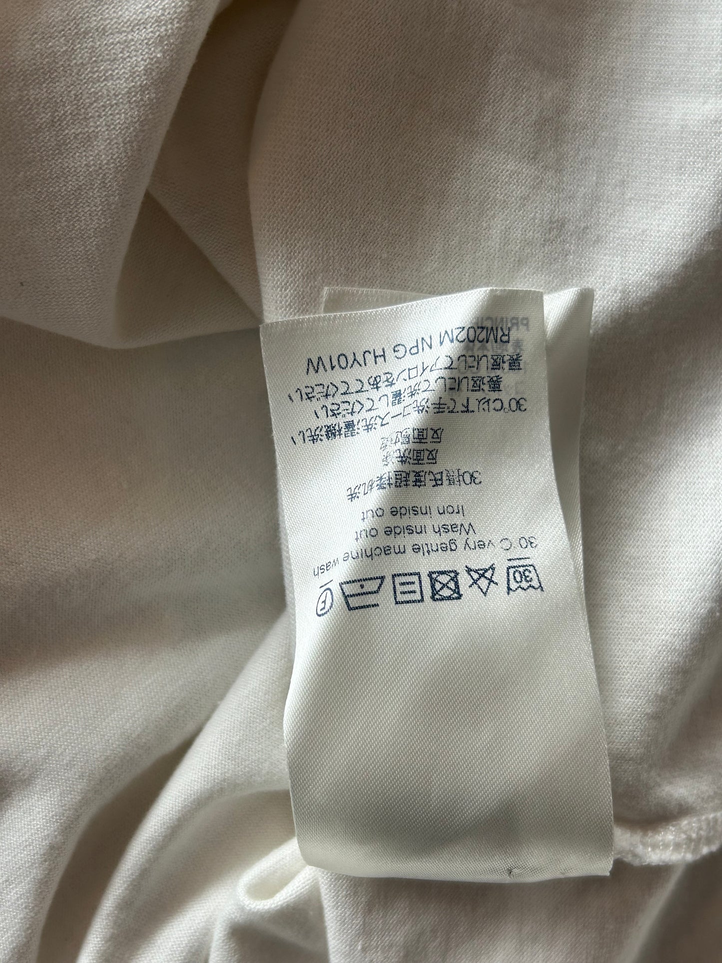 Louis Vuitton White Multicolor Flower Logo T-Shirt