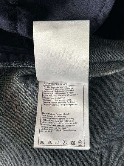 Chanel Blue & White 23B CC Logo Sequin Women's Denim Jeans