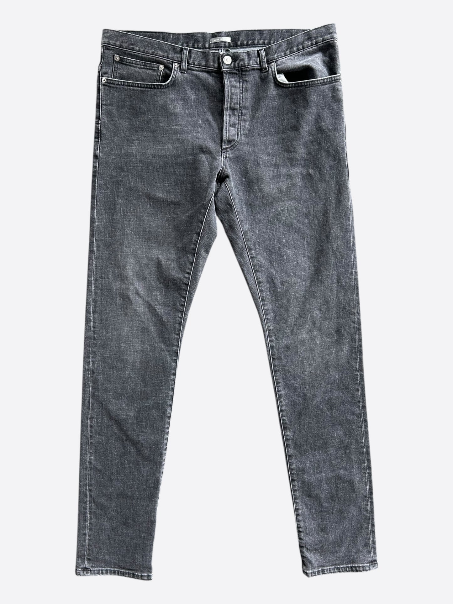 Dior Grey Denim Slim Jeans
