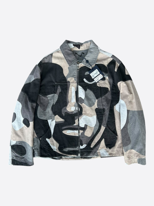 Louis Vuitton KidSuper Camouflage Monogram Face Work Jacket