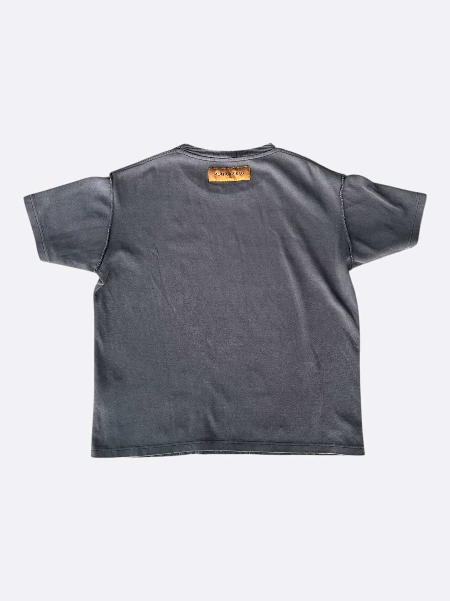 Louis Vuitton Grey Notre Dame Embroidered T-Shirt