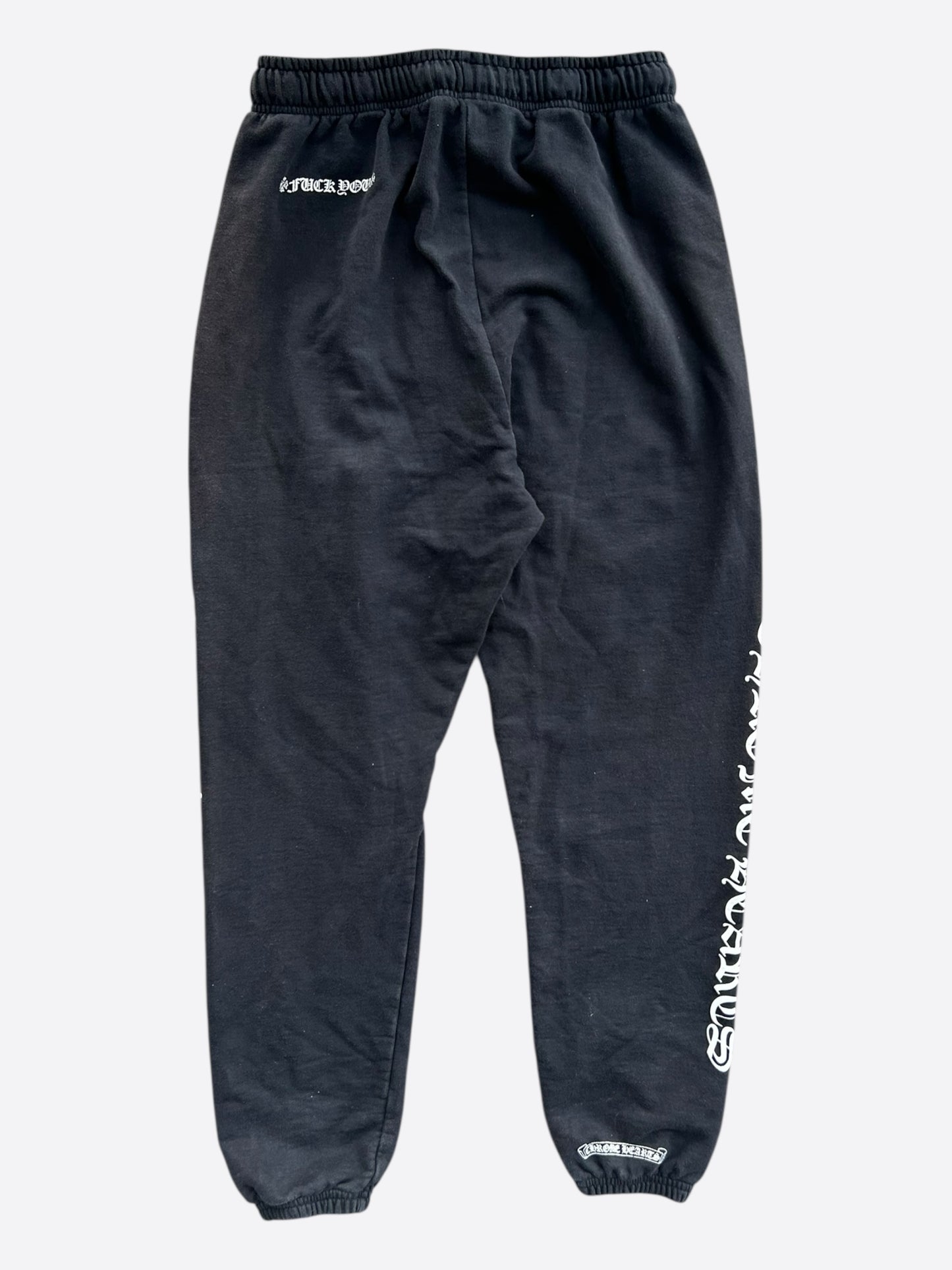 Chrome Hearts Black & White Logo Sweatpants