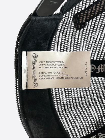 Chrome Hearts Black & White Triple Cross King Taco Hat