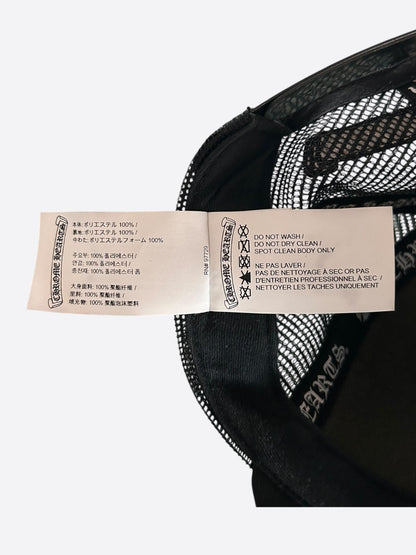 Chrome Hearts Black & White Triple Cross King Taco Hat