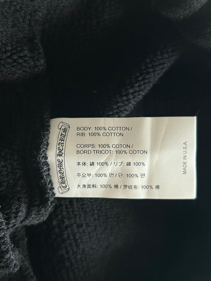 Chrome Hearts Black CH Logo Embroidered Sweatpants