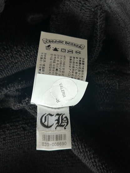 Chrome Hearts Black CH Logo Embroidered Sweatpants