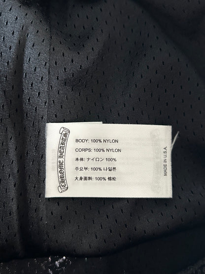 Chrome Hearts Black & White Logo Mesh Shorts