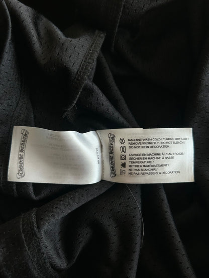 Chrome Hearts Black & White Logo Mesh Jersey