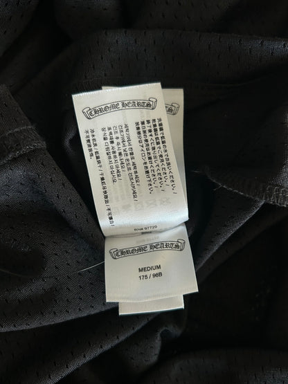 Chrome Hearts Black & White Logo Mesh Jersey