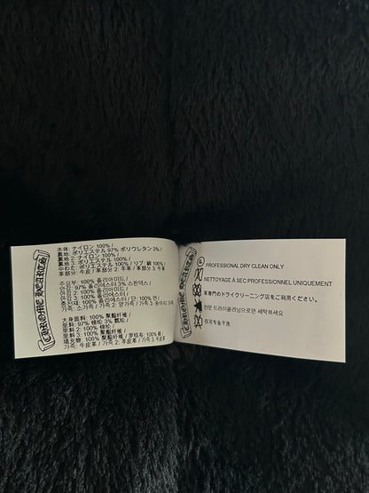 Chrome Hearts Black & White Striped Triple Cross Racing Jacket