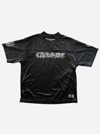 Chrome Hearts Black & White Logo Mesh Jersey