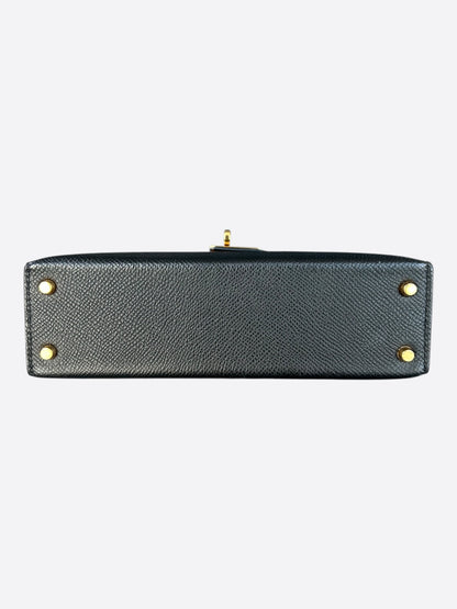 Hermes Black Epsom & Gold Hardware Mini Kelly 20