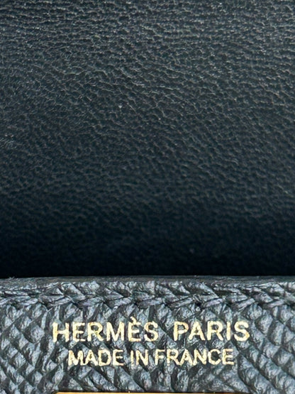 Hermes Black Epsom & Gold Hardware Mini Kelly 20