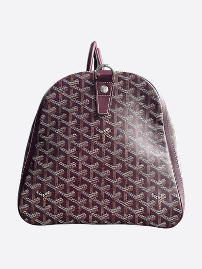 Goyard Burgundy Boston 50 Duffel Bag