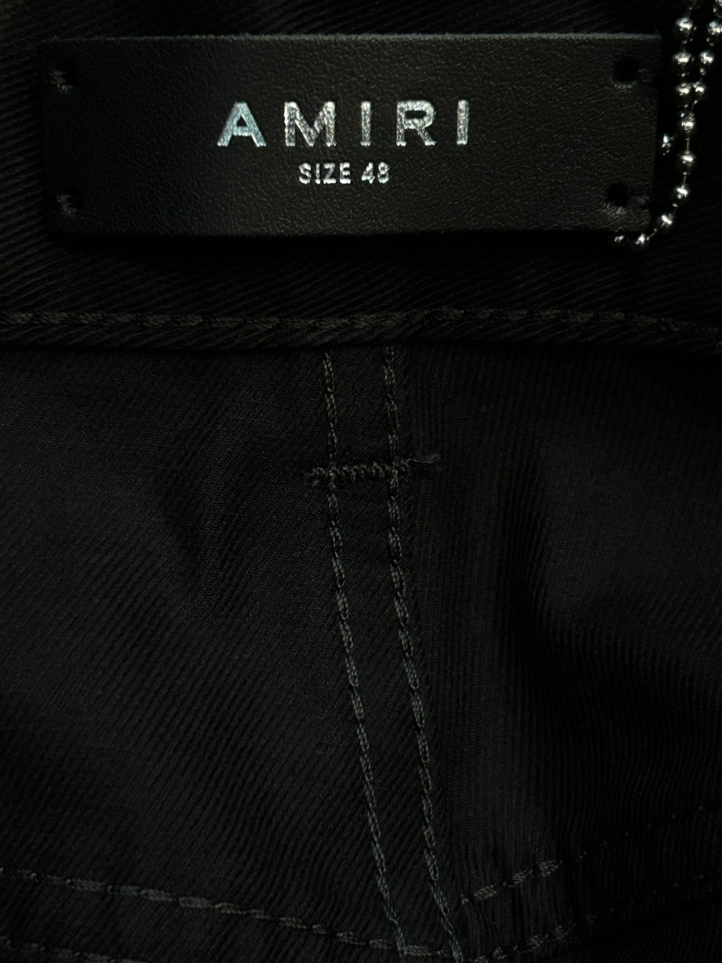 Amiri Black MA Monogram Carpenter Pants
