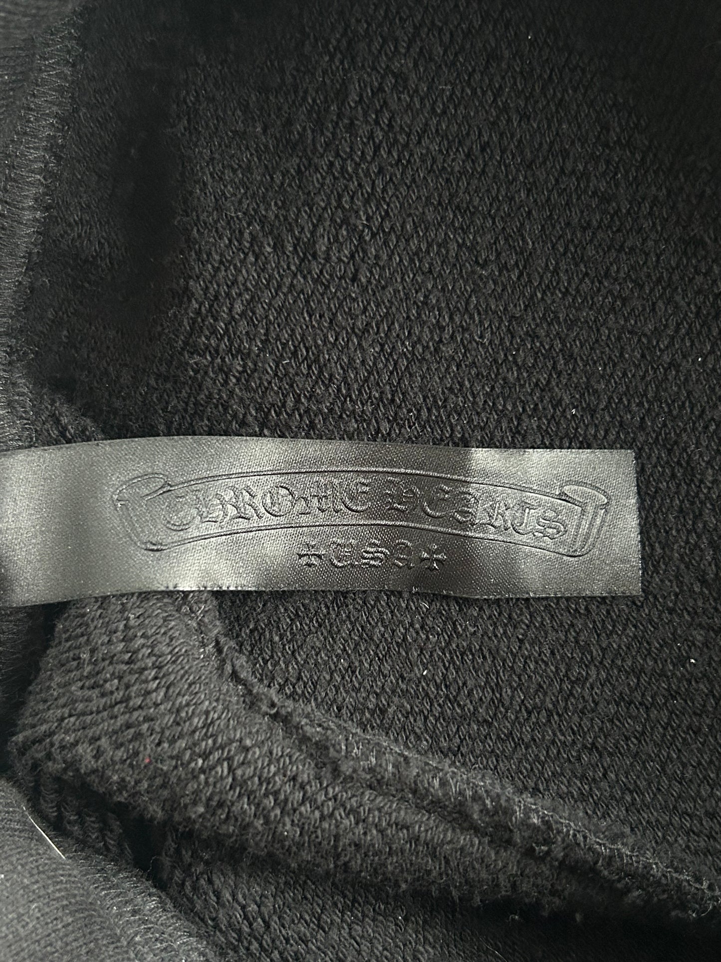 Chrome Hearts Black CH Logo Embroidered Sweatpants