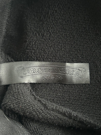 Chrome Hearts Black CH Logo Embroidered Sweatpants
