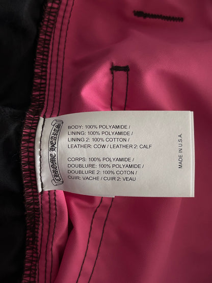 Chrome Hearts Brown Nylon & Leather Carpenter Shorts