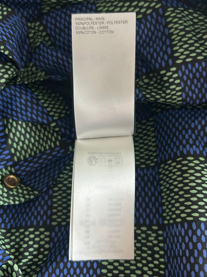 Louis Vuitton Blue, Green Damier & Brown Monogram Reversible Windbreaker