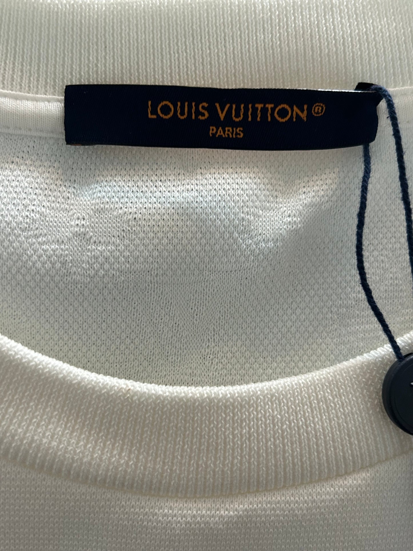 Louis Vuitton White Monogram Pocket T-Shirt