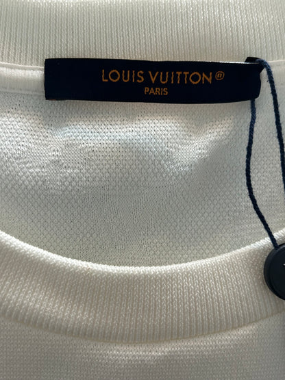 Louis Vuitton White Monogram Pocket T-Shirt