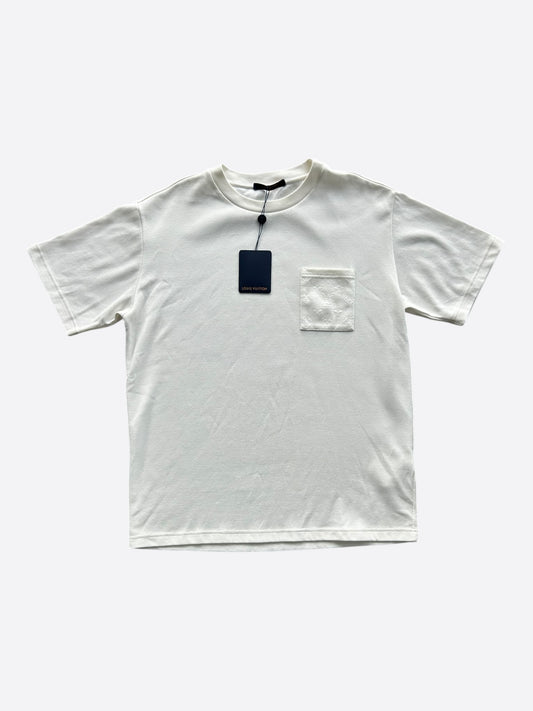 Louis Vuitton White Monogram Pocket T-Shirt