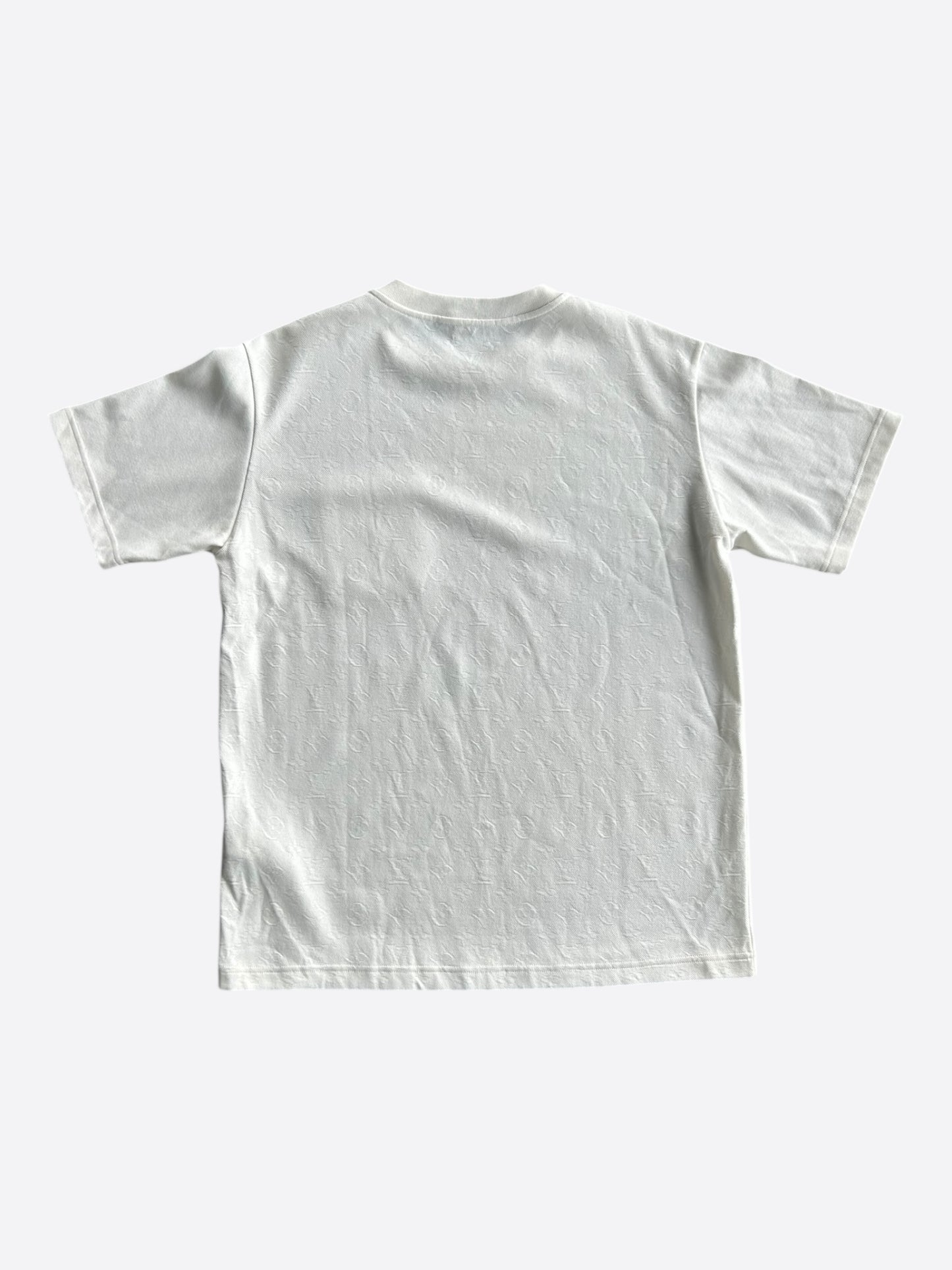 Louis Vuitton White Monogram Pocket T-Shirt