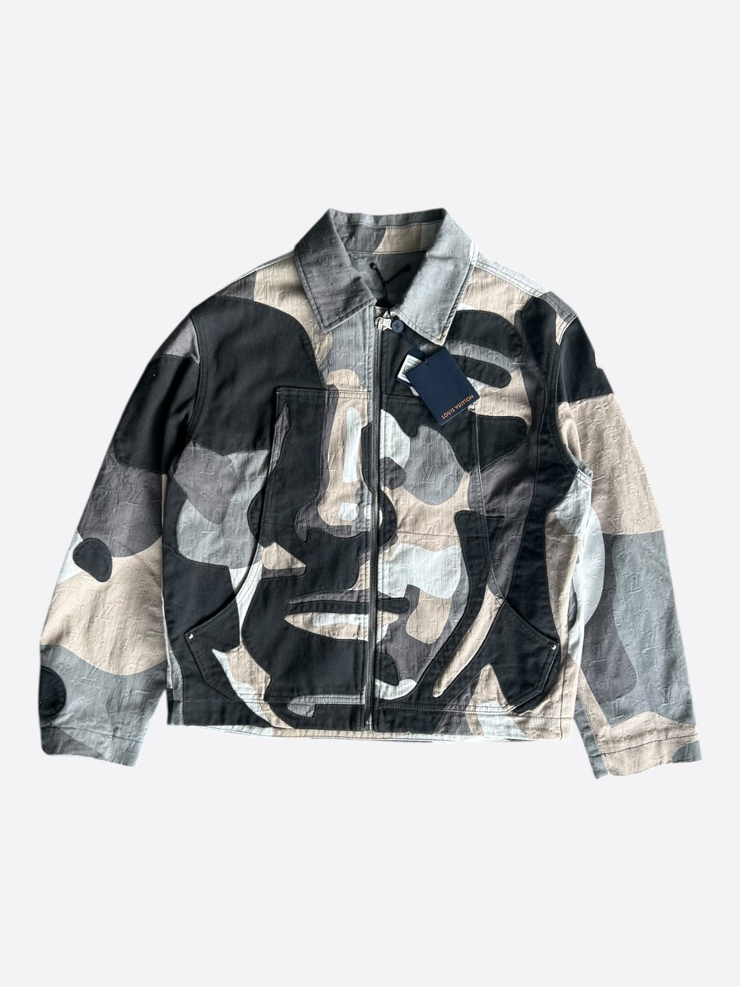 Louis Vuitton KidSuper Camouflage Monogram Face Work Jacket